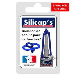 NOUVEAUTÉ - Le SILICAP'S® - Le bouche canule et cartouche de silicone*