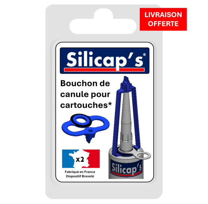 NOUVEAUTÉ - Le SILICAP'S® - Le bouche canule et cartouche de silicone*